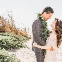 A secluded beach, love and sunshine for your wedding day dreams