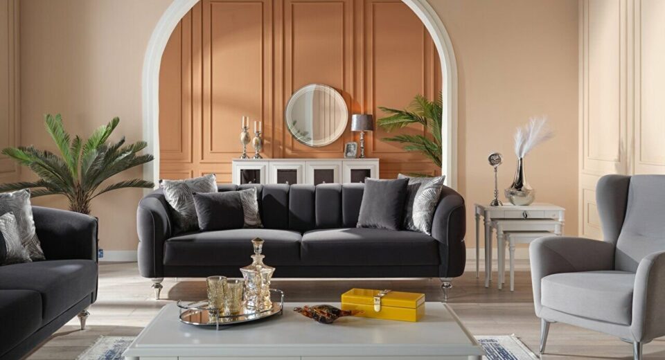 İstikbal tarzında modern ve klasik detaylı salon mobilyalarından oluşan 2026 düğün paketi